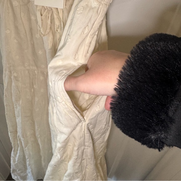 Ulla Johnson Palma Crochet Trimmed Fil Coupe Cotton Midi Dress in Pristine - Picture 11 of 16